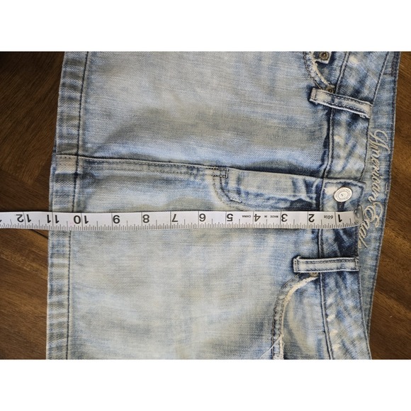 Y2k American Eagle Denim Mini Skirt Size 2 - Picture 9 of 9